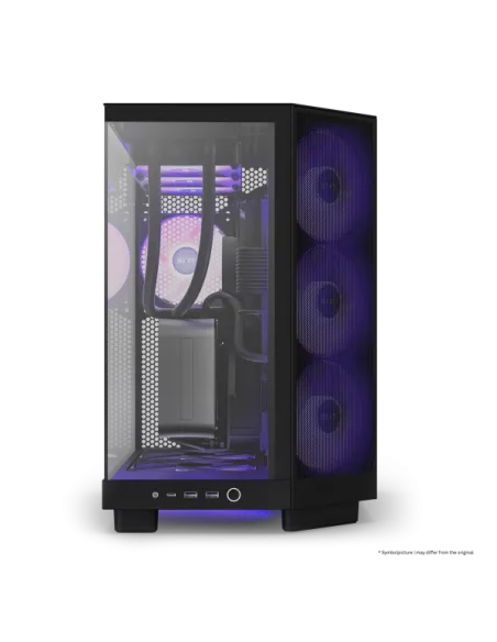 NZXT H6 Flow RGB Midi-Tower - Schwarz