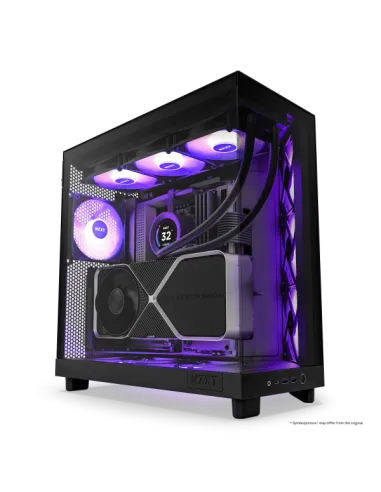 NZXT H6 Flow RGB Midi-Tower - Schwarz