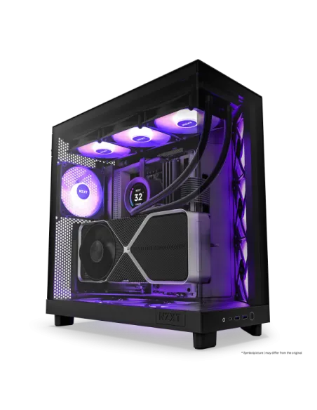 NZXT H6 Flow RGB Midi-Tower - Schwarz
