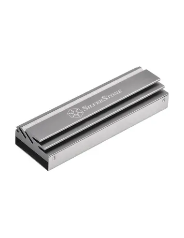 SilverStone TP04T M.2 Passivkühler, Aluminium - silber