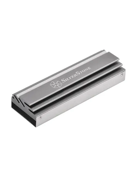 SilverStone TP04T M.2 Passivkühler, Aluminium - silber