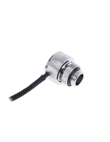 Alphacool Eiszapfen Temperatursensor G1/4 IG/IG mit AG Adapter - chrome