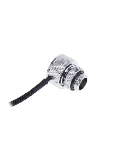 Alphacool Eiszapfen Temperatursensor G1/4 IG/IG mit AG Adapter - chrome