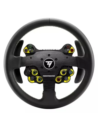 Guida al limite con EVO Racing 32R Leather, un versatile volante da corsa rotondo (32 cm di diametro), perfetto per le gare ral
