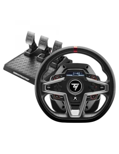 Thrustmaster T248 offre un'esperienza di guida coinvolgente su PC e console. Il suo sistema ibrido garantisce potenza, mentre i
