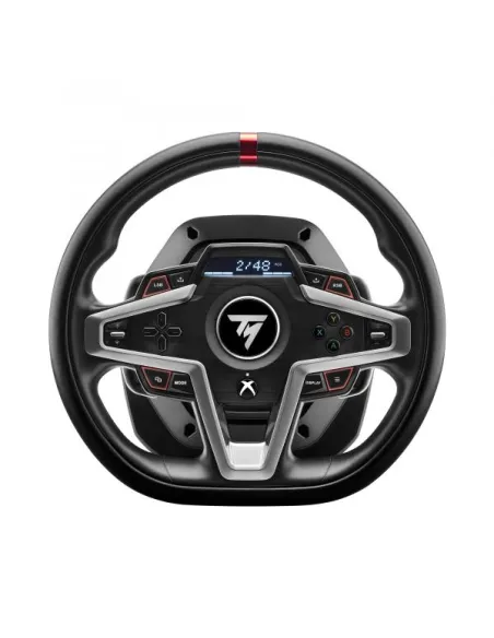 Thrustmaster T248 offre un'esperienza di guida coinvolgente su PC e console. Il suo sistema ibrido garantisce potenza, mentre i