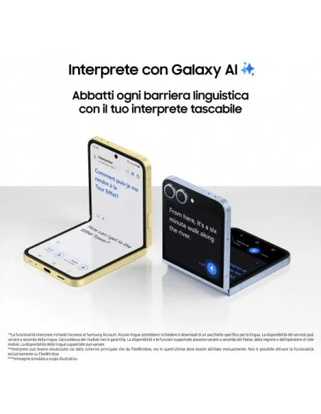 Samsung Galaxy Z Flip6 Smartphone AI, 512GB, RAM 12GB, Display 3,4"