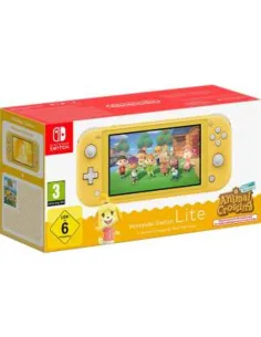 Switch Lite Console Animal Crossing Yellow