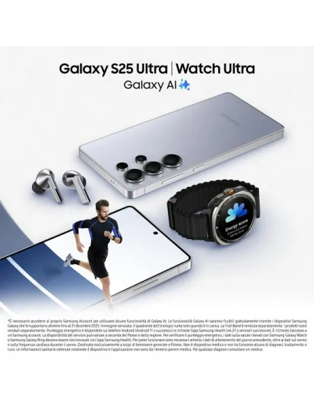 Samsung SM-S938 S25 Ultra 12+256GB 6.9" 5G Titanium Black ITA