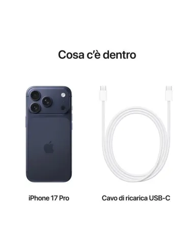 Apple iPhone 17 Pro 256GB 6,3" Deep Blue ITA MG8J4QL/A