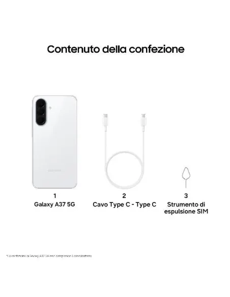 Samsung SM-A376B A37 6+128GB 6.67" 5G Awesome White EU