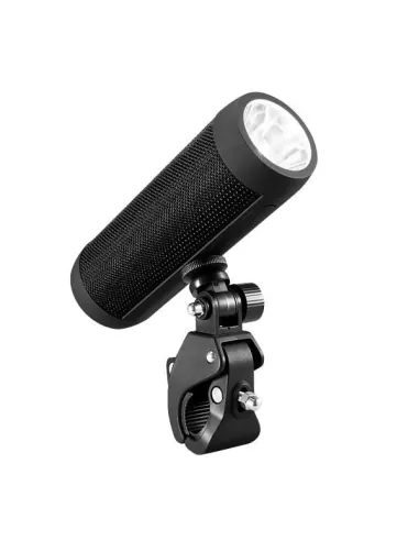 BIKE SPEAKER FLASHLIGHT BLACK
