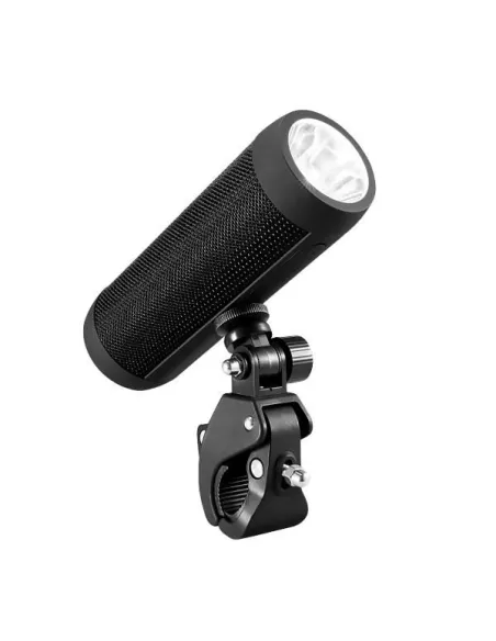 BIKE SPEAKER FLASHLIGHT BLACK