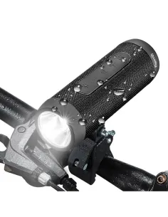 BIKE SPEAKER FLASHLIGHT BLACK 2