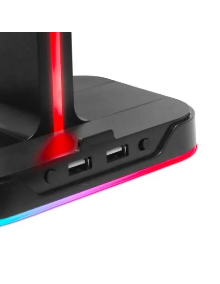 GAMING HEADPHONE STAND PS RGB BLACK