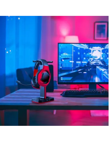 GAMING HEADPHONE STAND PS RGB BLACK