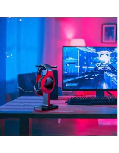 GAMING HEADPHONE STAND PS RGB BLACK