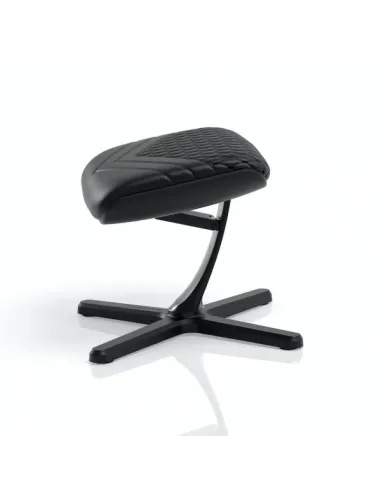 noblechairs Fußstütze 2 - Echtleder Schwarz