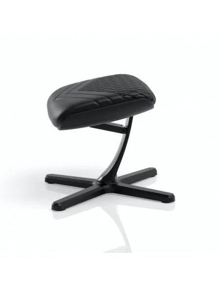noblechairs Fußstütze 2 - Echtleder Schwarz