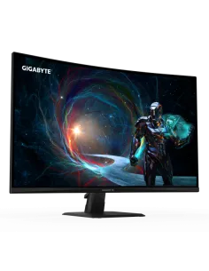 GIGABYTE GS32QCA, 32 Zoll Curved Gaming Monitor, 180Hz, WQHD, VA, AdaptiveSync 2