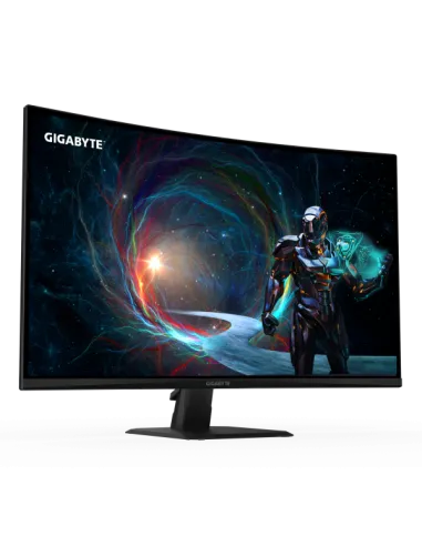 GIGABYTE GS32QCA, 32 Zoll Curved Gaming Monitor, 180Hz, WQHD, VA, AdaptiveSync