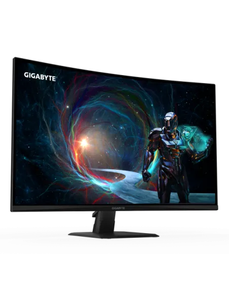 GIGABYTE GS32QCA, 32 Zoll Curved Gaming Monitor, 180Hz, WQHD, VA, AdaptiveSync