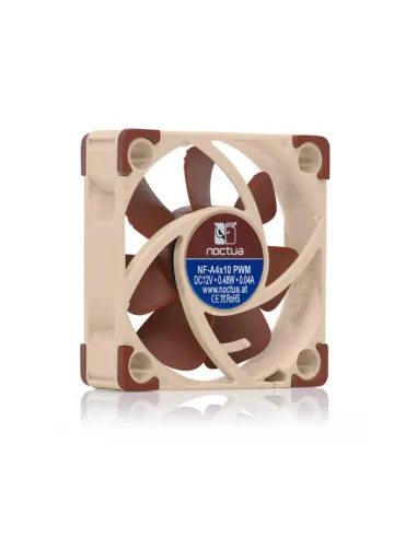 Noctua NF A4x10 PWM Case per computer Ventilatore 4 cm Beige, Rosso
