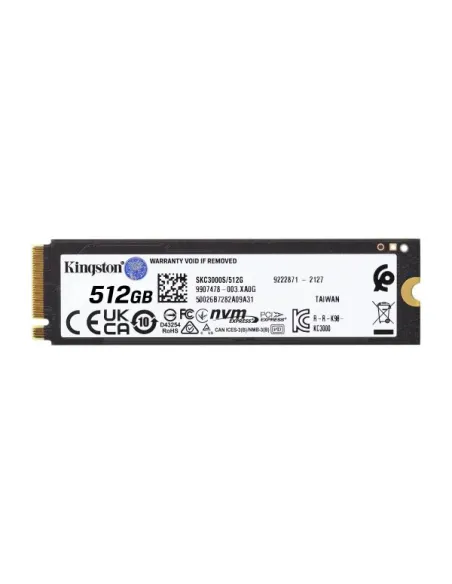 Kingston Technology 512G KC3000 M.2 2280 NVMe SSD