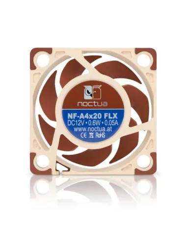 Noctua NF-A4x20 FLX Case per computer Ventilatore 4 cm Beige, Marrone