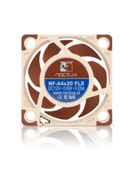 Noctua NF-A4x20 FLX Case per computer Ventilatore 4 cm Beige, Marrone