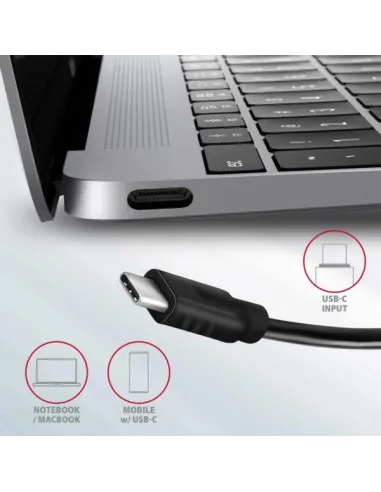 Axagon HMC-4G2 hub di interfaccia USB 3.2 Gen 2 (3.1 Gen 2) Type-C