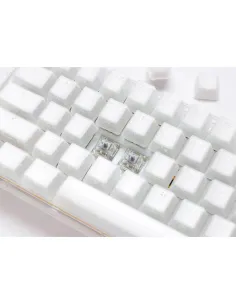 Ducky One 3 Aura White TKL Gaming Tastatur, RGB LED - MX-Silent-Red