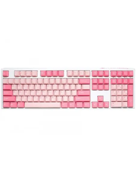 Ducky One 3 Gossamer Pink Gaming Keyboard - MX-Black Clear Top (US)