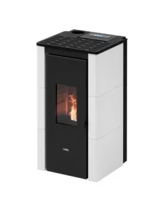 Stufa pellet Cadel 7025039 CRISTAL 7 UP T2 White