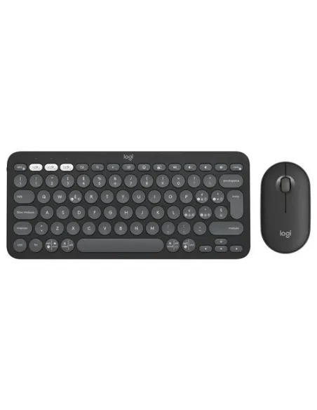 Tastiera e mouse Logitech 920 012221 K SERIES Pebble 2 Combo Graphite