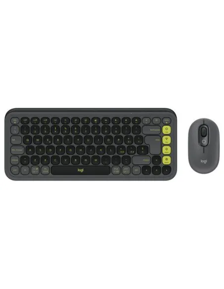 Tastiera e mouse Logitech 920 013115 POP Icon Combo Graphite e Green
