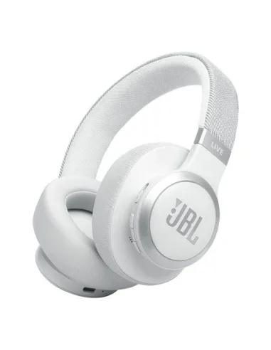 Cuffie microfono bluetooth Jbl JBLLIVE770NCWHT LIVE 770NC White