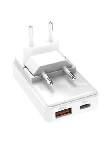 Caricabatterie Sbs TETRGANUSBTCFOLD65W FLEXI WALL CHARGER 65W White