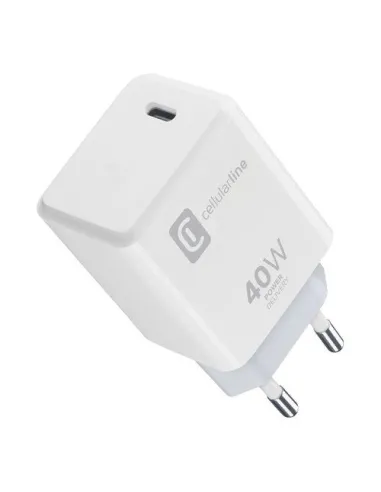 Caricabatterie Cellular Line ACHIPHUSBCPD40WW WALL CHARGER 40W White