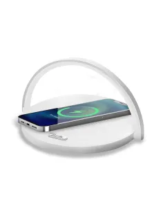 WIRELESS CHARGER LAMP CIRCLE 15W WH