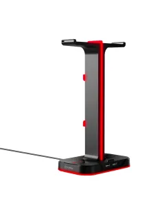 GAMING HEADPHONE STAND PS RGB BLACK