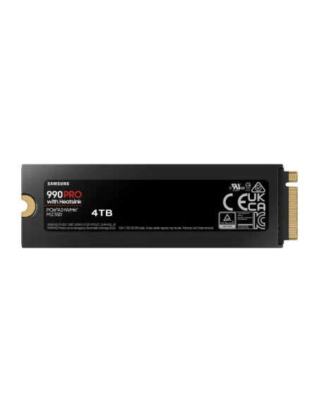 Samsung 990 PRO Series NVMe SSD, PCIe 4.0 M.2 Typ 2280, mit Kühlkörper - 4 TB