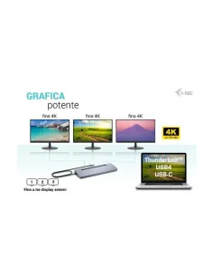 USB-C METAL 4K 3X DISPLAY + PD 100W