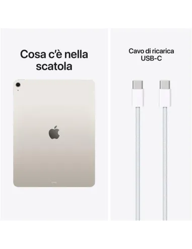 Apple iPad Air 2026 8Gen 13" 256GB M4 Starlight ITA MH5W4TY/A