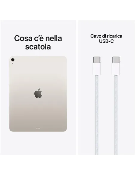 Apple iPad Air 2026 8Gen 13" 256GB M4 Starlight ITA MH5W4TY/A
