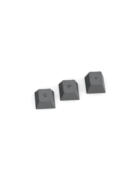 Glorious GPBT Keycaps - 115 PBT Tastenkappen, ISO, DE-Layout, Black Ash
