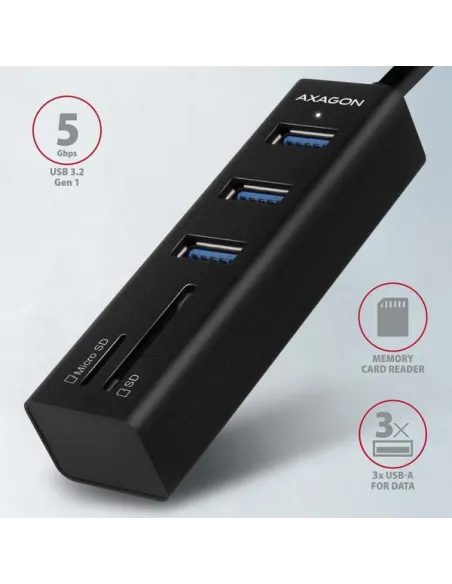 Axagon HMA-CR3A replicatore di porte e docking station per laptop