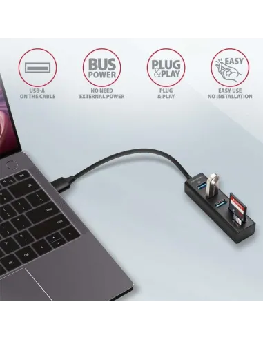 Axagon HMA-CR3A replicatore di porte e docking station per laptop