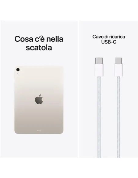 Apple iPad Air 2026 8Gen 11" 256GB M4 Starlight ITA MH374TY/A