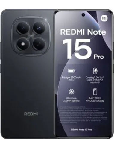 Xiaomi Redmi Note 15 Pro 8+256GB 6.77" Black EU